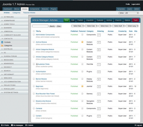 AdminPraise Lite - Free Agile Joomla Admin Template